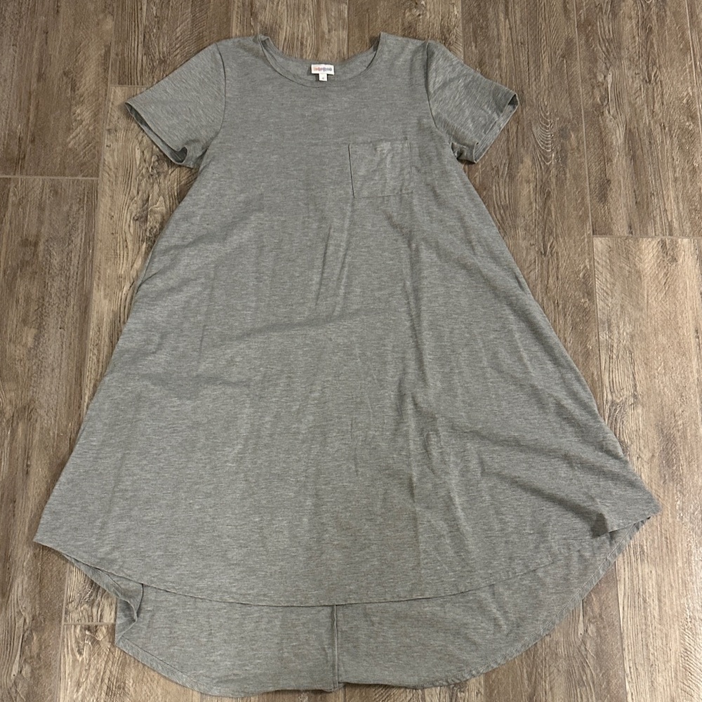 LuLaRoe Gray High Low Dress